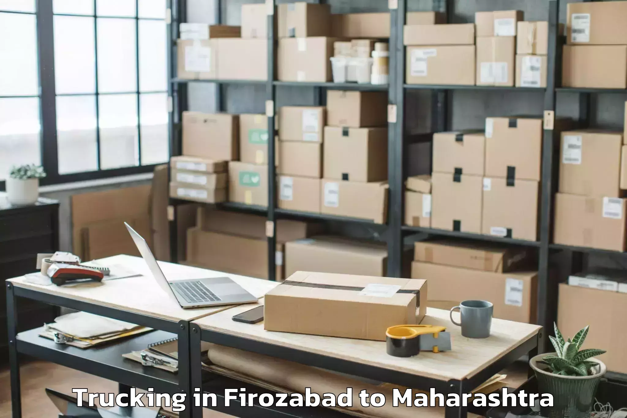 Book Firozabad to Bhiwandi Trucking Online